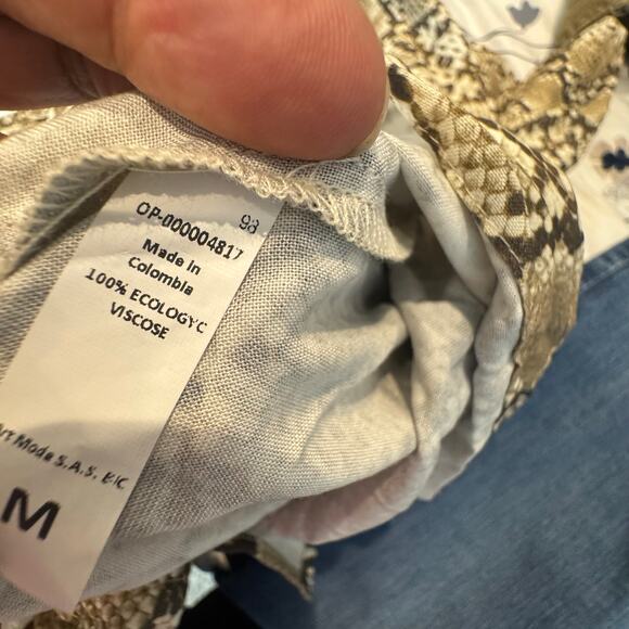 Maaji Women's Intimate Paythn Print Shirt Pajama Set Size Medium NWT - Picture 6 of 11